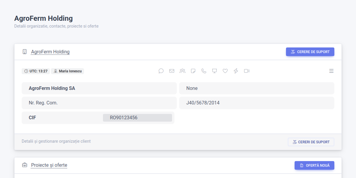 Project management view